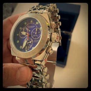 Aragon millepede stainless chronograph watch